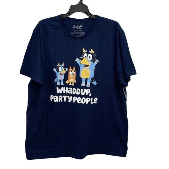 Men’s Bluey Party People Graphic T-Shirt Size 3XL - Picture 1 of 6
